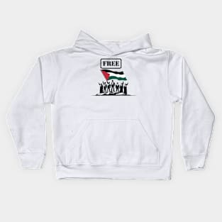 Liberated Palestine. Kids Hoodie